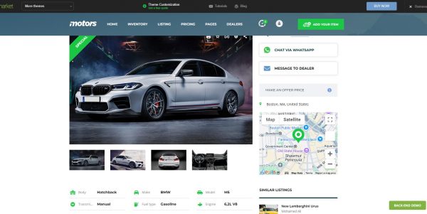 Wordpress Motors licensed theme + installation as a bonus - Image 2