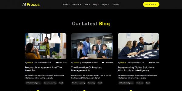 Procus WordPress theme, newest version + free installation - Image 3