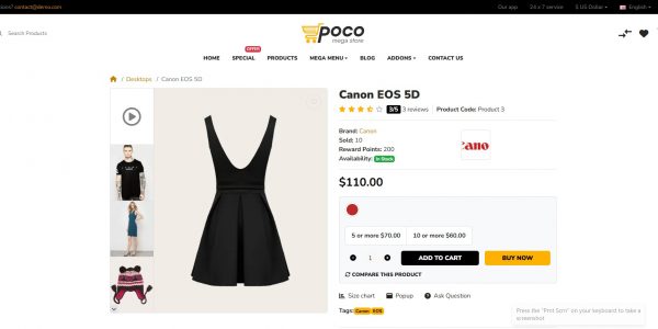 Poco OpenCart theme – latest version with free installation