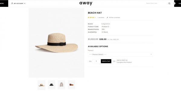 Away OpenCart theme: buy the latest version and get free installation - Image 3