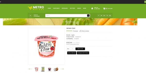 Metro Market OpenCart theme: purchase the latest version with free installation - Image 3