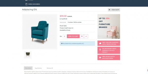 Minimal OpenCart theme: purchase the latest version with free installation - Image 3