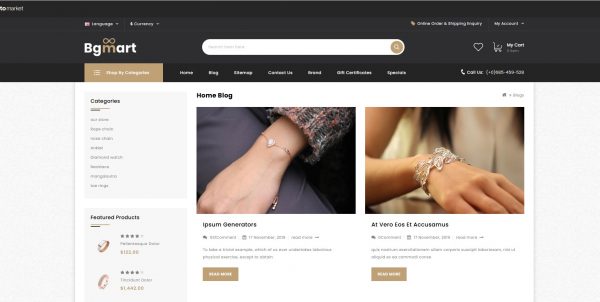 Bgmart OpenCart theme: buy the latest version and get free installation - Image 4