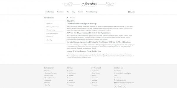 Jewellery OpenCart theme: latest version and free installation included - Image 5