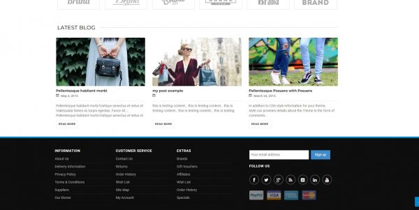 Fabia OpenCart theme: latest version and free installation included - Image 5