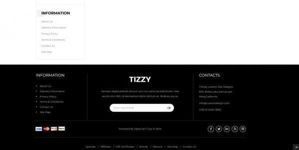 Tizzy OpenCart theme: latest version and free installation included - Image 5