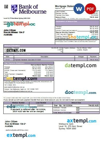 United boarding pass in Word and PDF formats