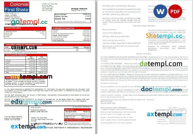 France Income Tax Notice (Avis D’Impôt Sur Les Revenus) 2023 2024 editable Word and PDF template