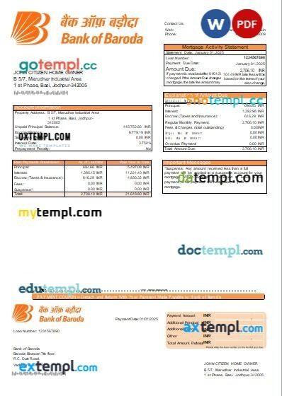 Lafco Regular Meeting agenda template in Word and PDF formats