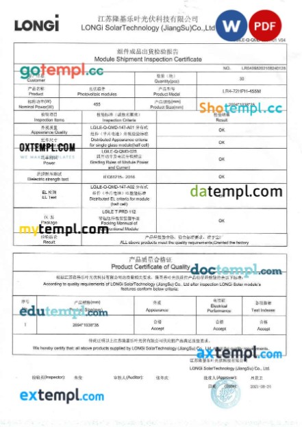 Islamic Da’wah Council of the Philippines Inc halal product certificate editable template in Word and PDF format