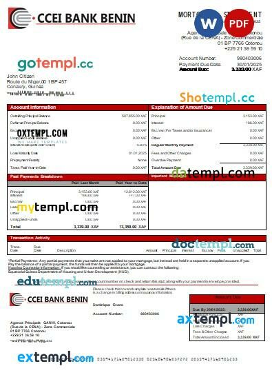 Malaysia Last Will and Testament editable template in Word and PDF formats