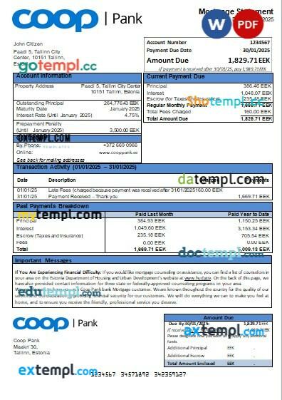 Philippines Last Will and Testament editable template in Word and PDF formats, 2021