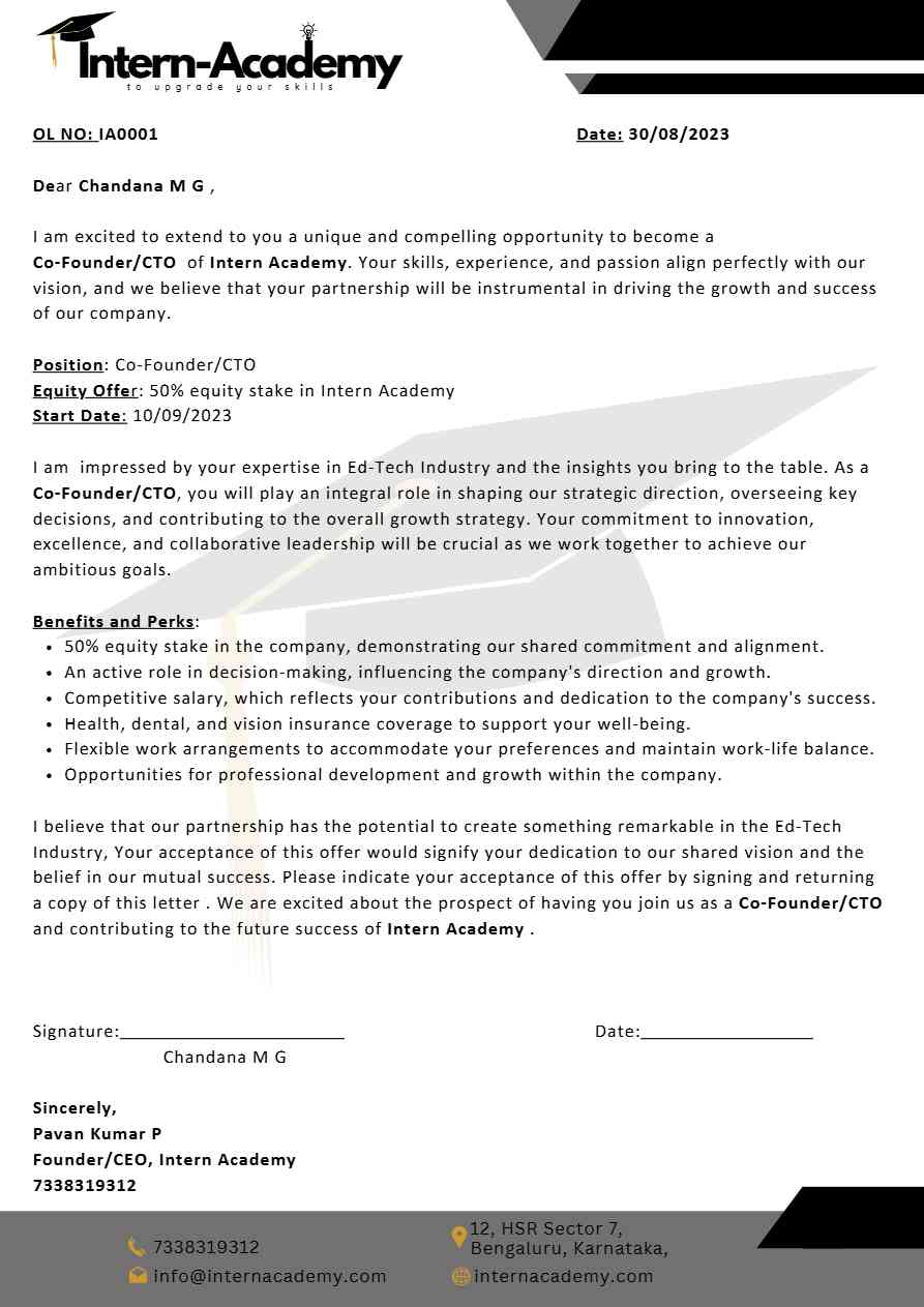 Lando natural Oil & Gas company LLC QA Welding Inspector offer letter in Word and Pdf formats