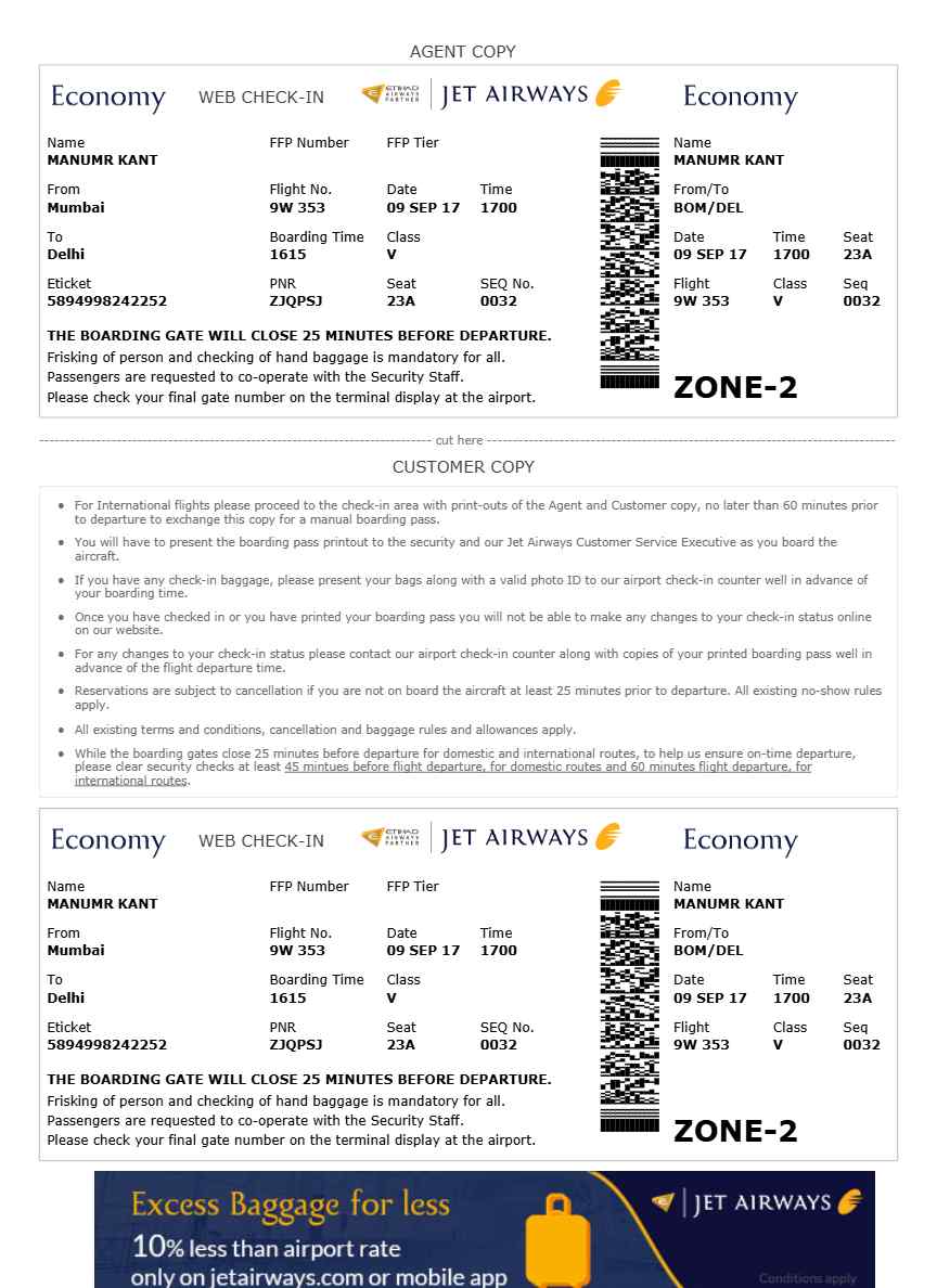 Laudamotion boarding pass in Word and PDF formats