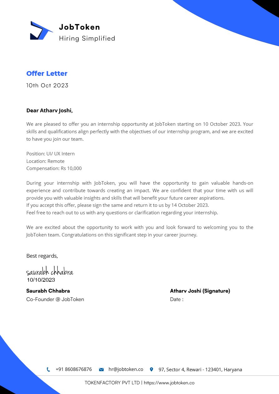 Lando natural Oil & Gas company LLC QA Welding Inspector offer letter in Word and Pdf formats