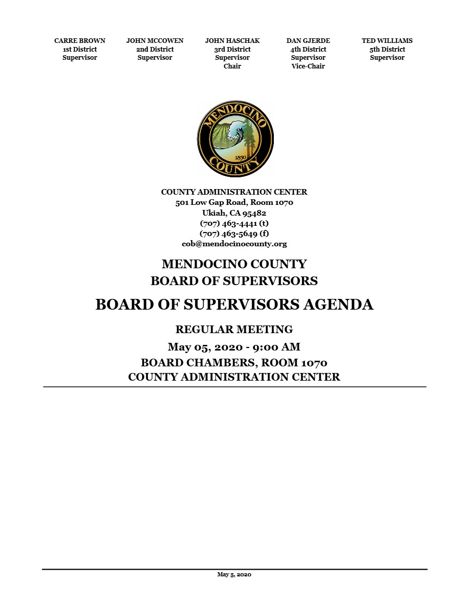 Park and Recreation Advisory Board agenda template in Word and PDF formats