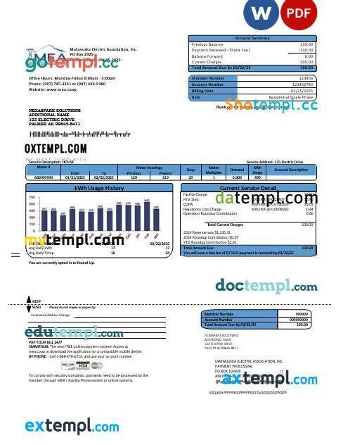 United States Florida Last Will and Testament editable template in Word and PDF formats