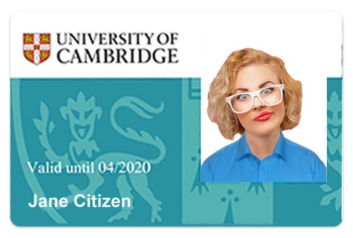 KU Leuven student ID template in PSD format