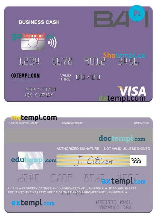 Zimbabwe national registration ID card PSD template