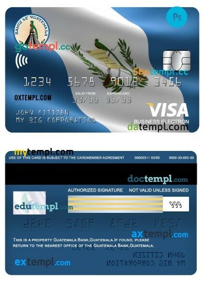Zimbabwe national registration ID card PSD template