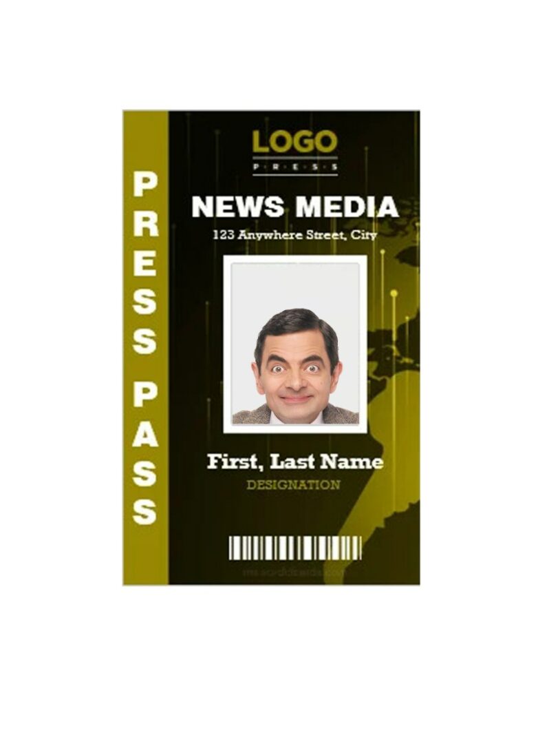 International media company access card template in PSD format International media company access card template in PSD format