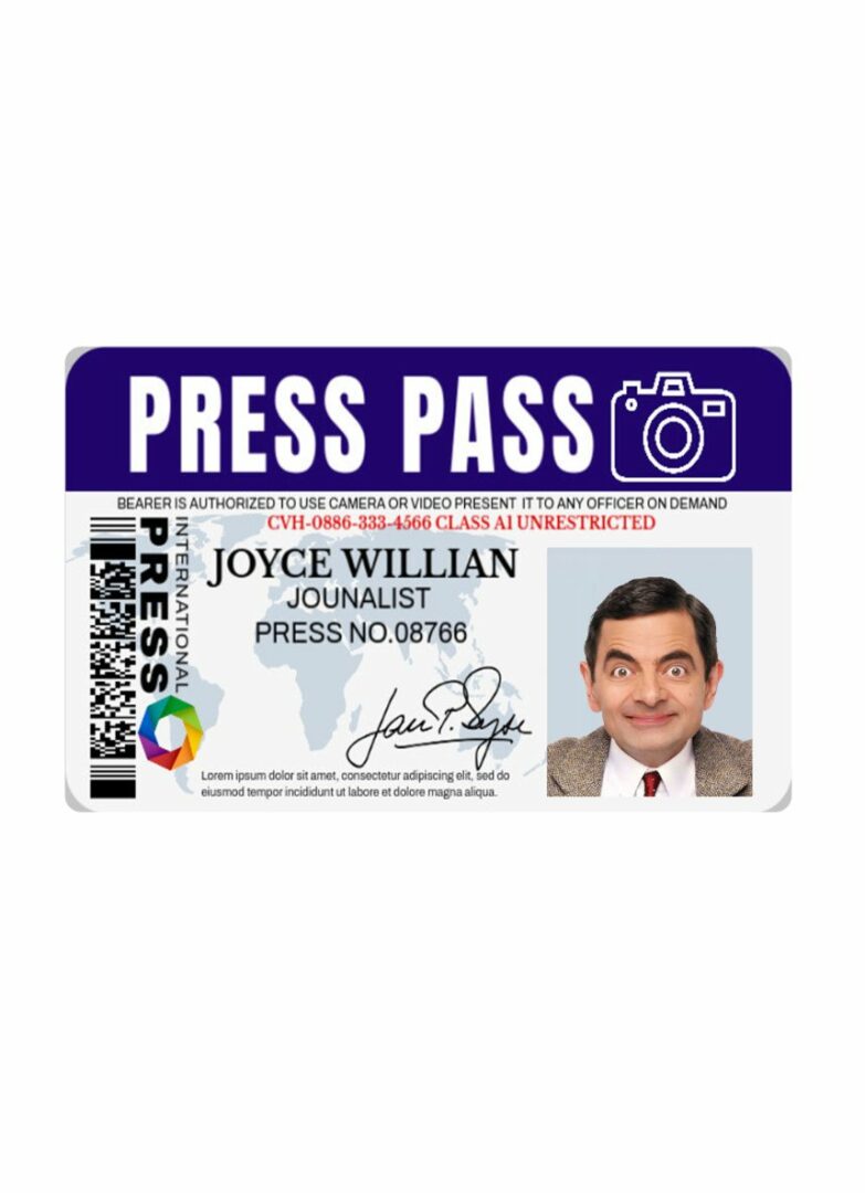 International pass access template in PSD format International pass access template in PSD format