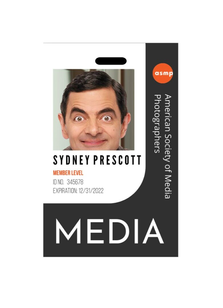 Media member level pass card template in PSD format Media member level pass card template in PSD format