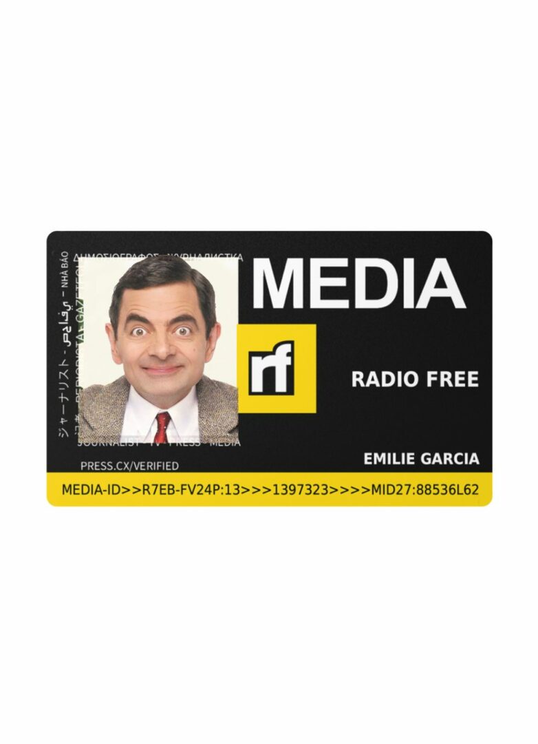 Radio free pass card template in PSD format Radio free pass card template in PSD format