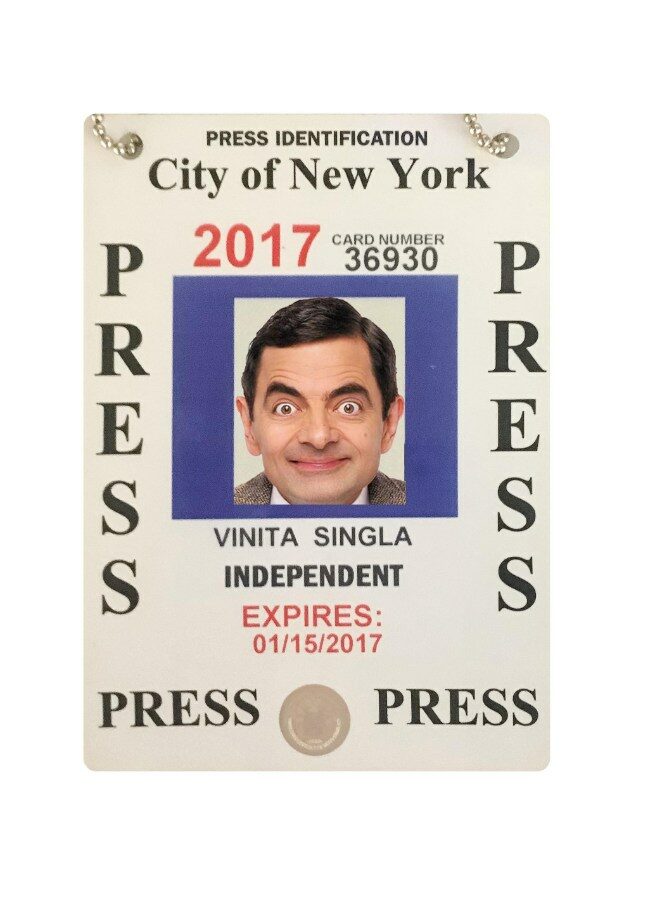 USA New York press identification card template in PSD format USA New York press identification card template in PSD format