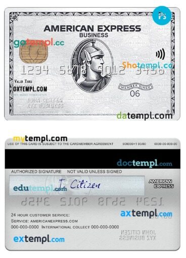 USA Sutton bank amex platinum business card template in PSDÂ format USA Sutton bank amex platinum business card template in PSDÂ format